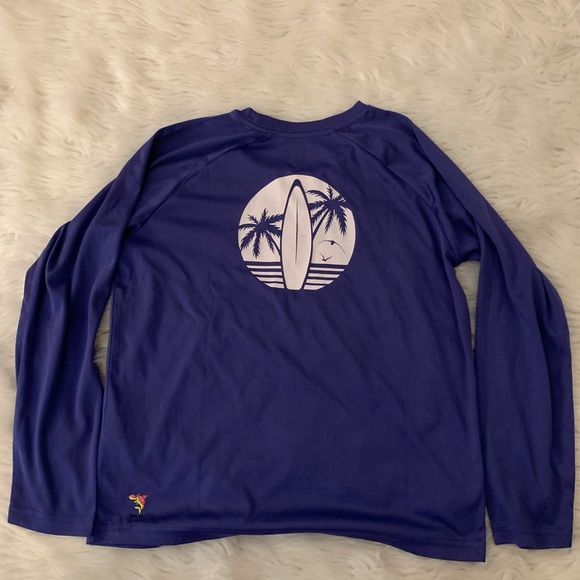 Sharky Youth Girls Rash Gaurd - Picture 2 of 3